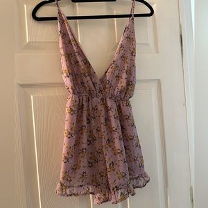 Aubrey 3+1 purple romper! Size small